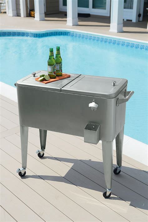 metal cool box|outdoor cooler boxes.